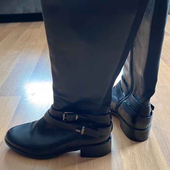 French connection black leather boots. - Picture 4 of 8